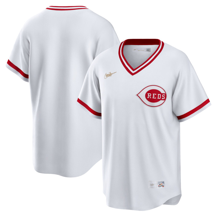 Cincinnati Reds Nike Home Cooperstown Collection Team Jersey - White Mlb