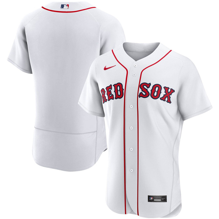Boston Red Sox Nike Home Authentic Team Jersey - White Mlb