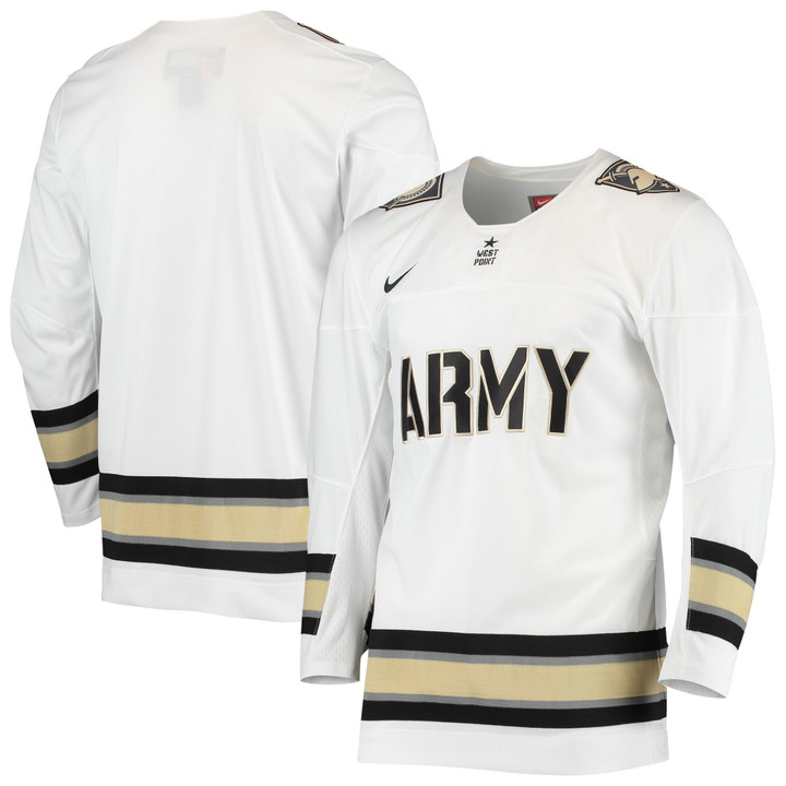 Army Black Knights Nike Replica Hockey Jersey - White Ncaa