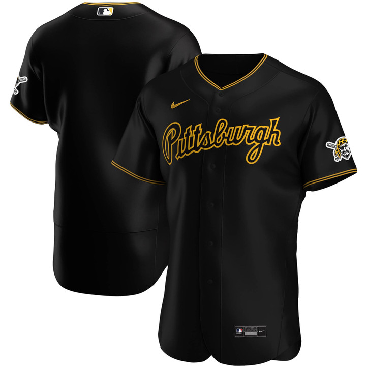 Pittsburgh Pirates Nike Alternate Authentic Team Jersey - Black Mlb