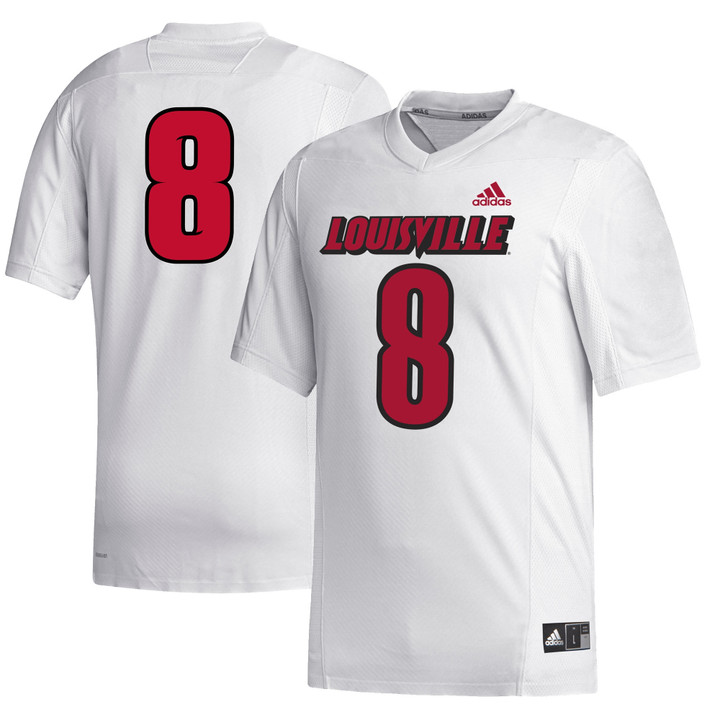 #8 Louisville Cardinals Adidas Alumni Replica Jersey - White Ncaa