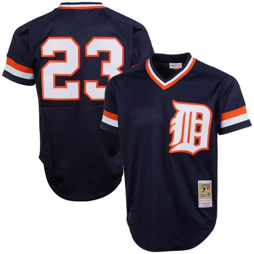 Kirk Gibson Detroit Tigers Mitchell & Ness 1984 Authentic Cooperstown Collection Mesh Batting Practice Jersey - Navy Mlb
