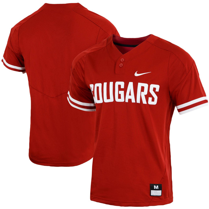Washington State Cougars Nike Replica Vapor Elite Two-Button Baseball Jersey - Crimson Ncaa