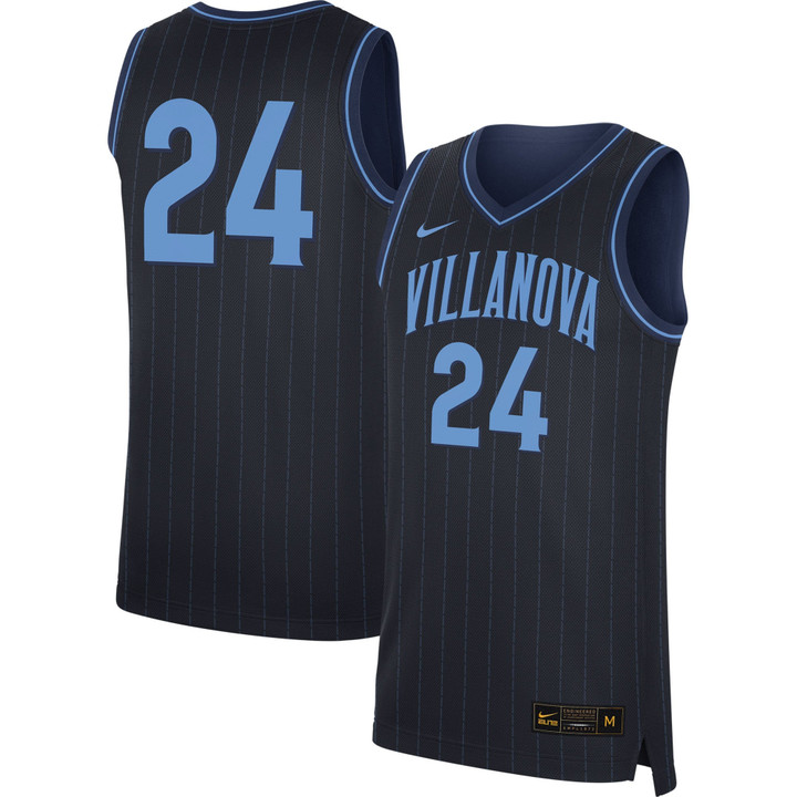 #24 Villanova Wildcats Nike Replica Basketball Jersey - Navy Ncaa