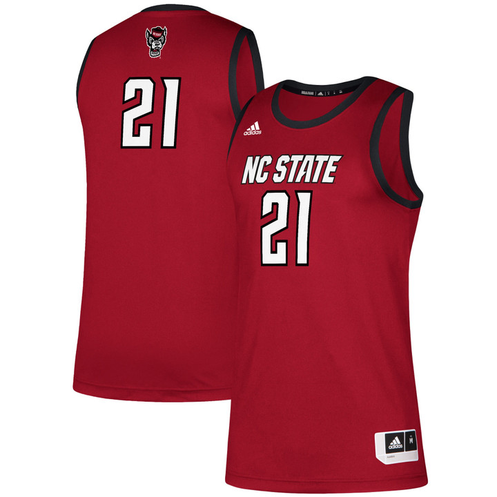 Number 21 Nc State Wolfpack Adidas Swingman Jersey Red Ncaa