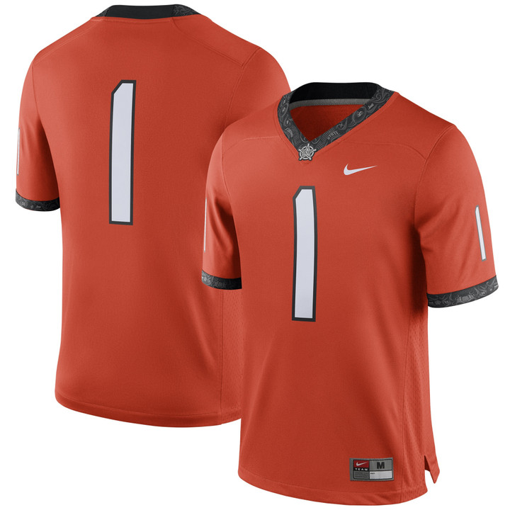 #1 Oklahoma State Cowboys Nike Alternate Game Jersey - Orange Ncaa
