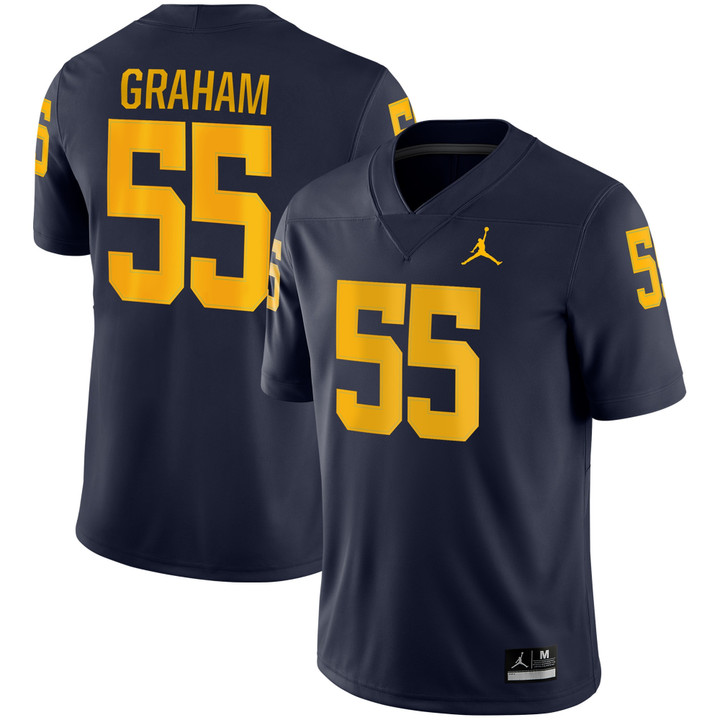 Brandon Graham Michigan Wolverines Jordan Brand Game Jersey - Navy Ncaa