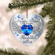 Jewelry Butterfly My Husband Has Wings HALZ1509005Z Heart Ornament