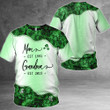 Personalized Mom Est Grandma Est St. Patrick's Day All Over Print Shirts For Grandma Nana GiGi