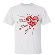 T-Shirt Valentine Heart Arrows Mom Grandma Personalized Shirt Classic Tee / White Classic Tee / S