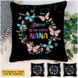 Blessed To Be Called Nana Butterfly Personalized Pillow