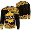 Personalized Sunflower Pattern All Over Print Shirts For Nana GiGi MiMi Nickname Can Be Changed Huts