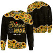 Personalized Blessed To Be Call Nana Sunflower Pattern All Over Print Shirts