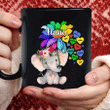 Nana Elephant Custom | Personalized Mug