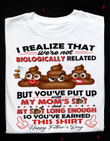 I Realize That We're Not Biologically Related... Happy Father's Day Classic T-Shirt