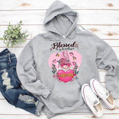 Blessed To Be Called Mimi - Valentine | Personalized Hooded Sweatshirt