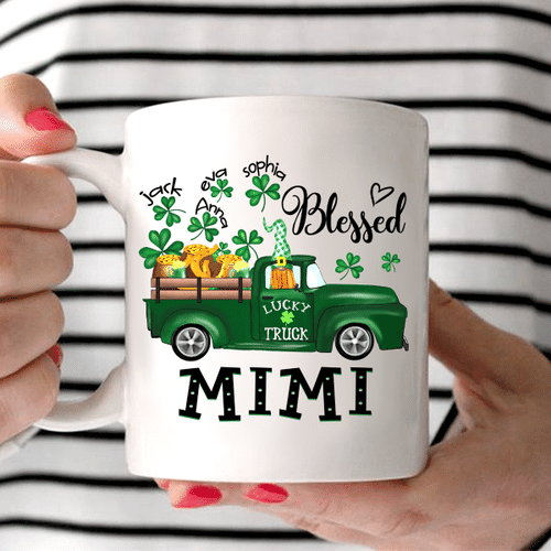 Blessed Mimi - Shamrock | Personalized Mug