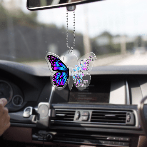I Am The Storm - Butterfly | Plastic Car Hanging Ornament