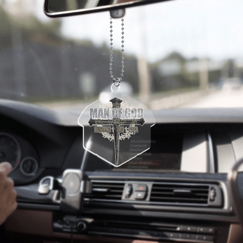 Man Of God | Plastic Car Hanging Ornament