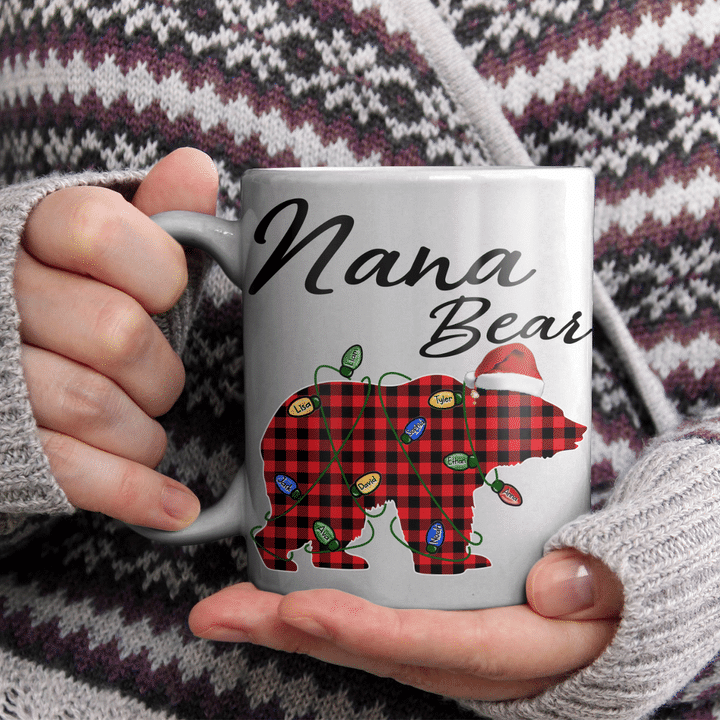 Christmas - Nana Bear 2 | Personalized Mug