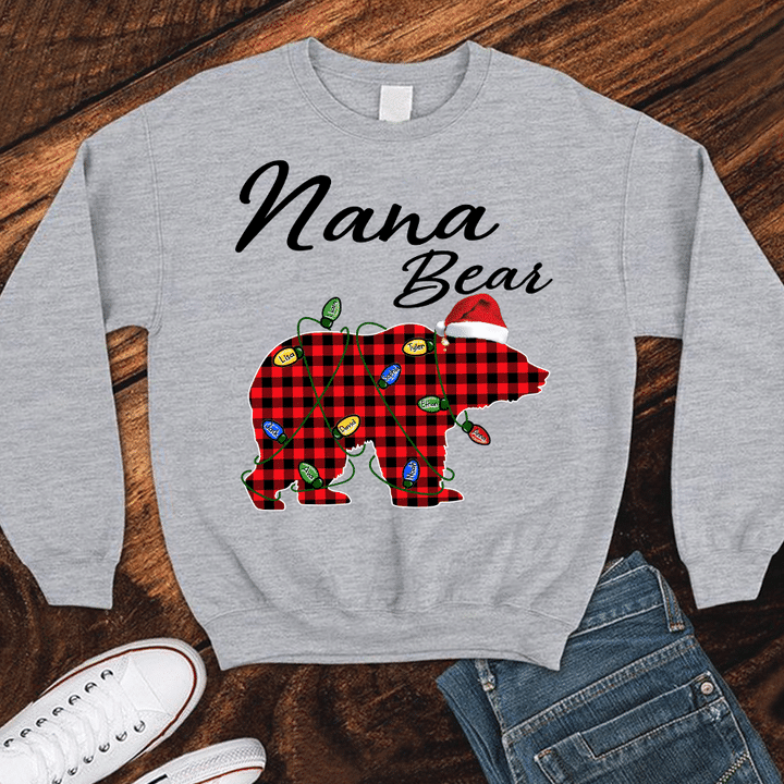 Christmas - Nana Bear 2 | Personalized Sweatshirts