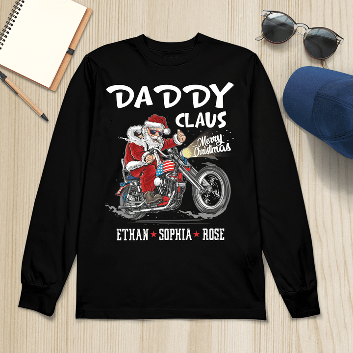 Christmas - Daddy Claus | Personalized Long Sleeve Shirt