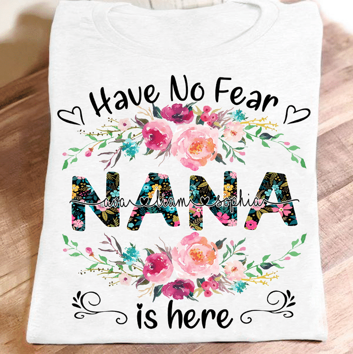 Have No Fear Nana Is Here - Christmas | Personalized T-Shirt