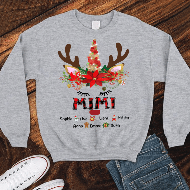 Christmas - Mimi Unicorn | Personalized Sweatshirts