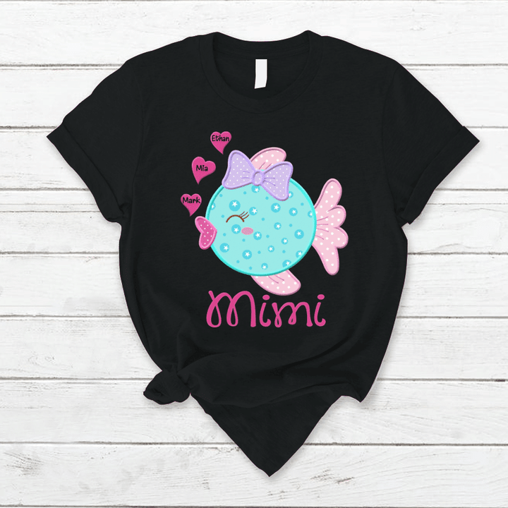 Mimi Fish Heart Art | Personalized T-Shirt