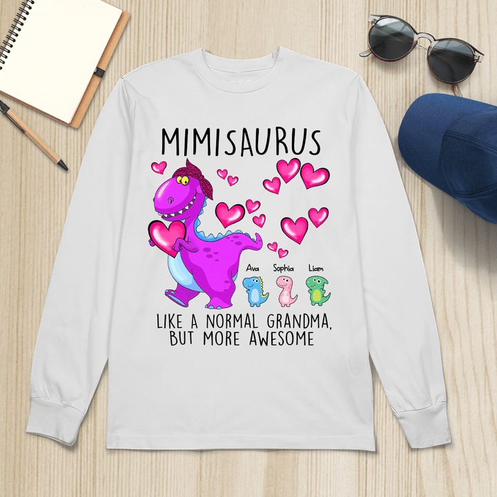 Mimisaurus Valentine | Personalized Long Sleeve Shirt