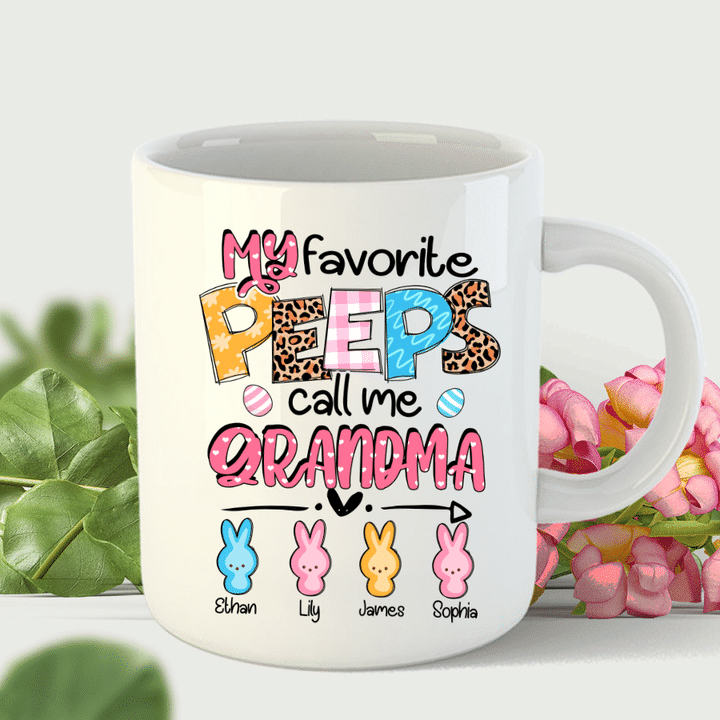 My Favorite Peeps Call Me | Personalized Mug