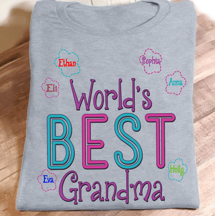 World's Best Grandma | Personalized T-Shirt