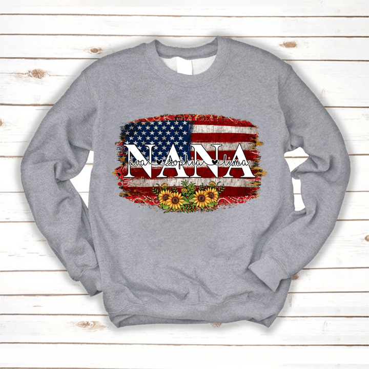 Nana Flag Sunflower Sweatshirt