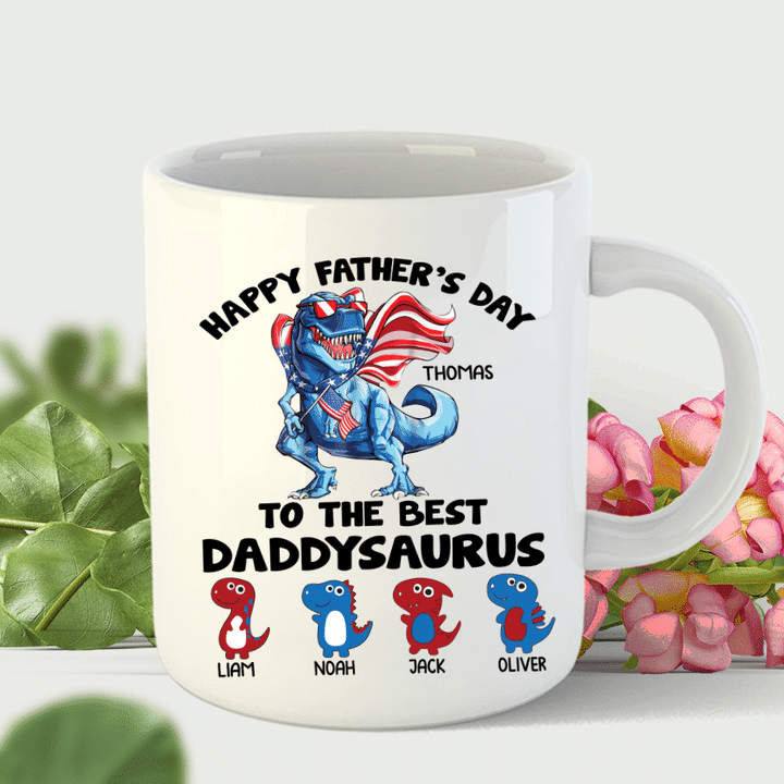 Happy Father'S Day To The Best Daddysaurus Shirt