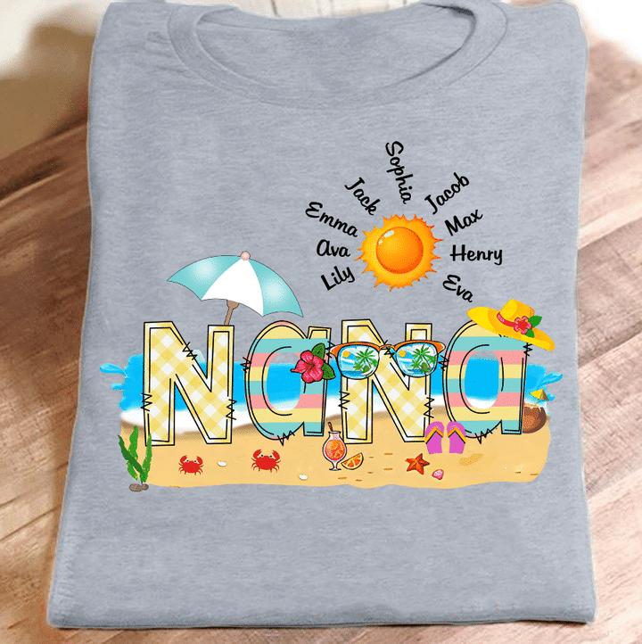 Nana Sunshine Beach | Personalized T-Shirt