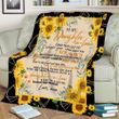 To My Dear Daughter In Law | Personalized Premium Fleece Blanket