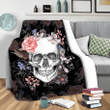 Grandma - skull | Personalized Premium Fleece Blanket