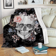 Grandma - skull | Personalized Premium Fleece Blanket