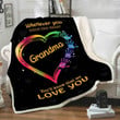 Personalized Blanket For Nana, Papa, Mom, Mama, Grandma, Gift For grandparents Day, Christmas, Birthday, Blanket With Grandkids Name