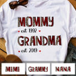 Mom Grandma Christmas | Personalized T-Shirt
