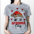 Grandma Claus Wink Christmas Personalized Shirt For Grandma