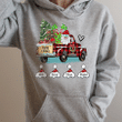 Personalized Grandma Claus Truck art with Grandkids