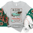 Personalized Blessed To Be Called Grandma Christmas Trees Shirt