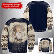 Personalized Grandma Claus Grandkids Names Christmas Xmas Gift 3d Sweater