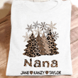 Nana - Leopard Pine Art | Personalized T-Shirt