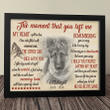 The Moment That You Left Me Dog Pet Picture Frame