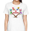 T-Shirt Grandma Mom Heart Tree Personalized Shirt