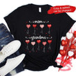 Personalized Grandma Hearts Shirt, Custom Valentine Nana Mimi Mom Shirt, Funny Valentine Matching Kids Name On Shirt