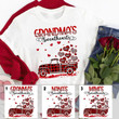 Personalized Grandma's Sweet Hearts Shirt, Valentine Mom T- Shirt, Valentines Day Gift For Mother Grandma