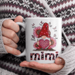 Mimi With Grandkids Names - Gnomes Flower | Personalized Mug